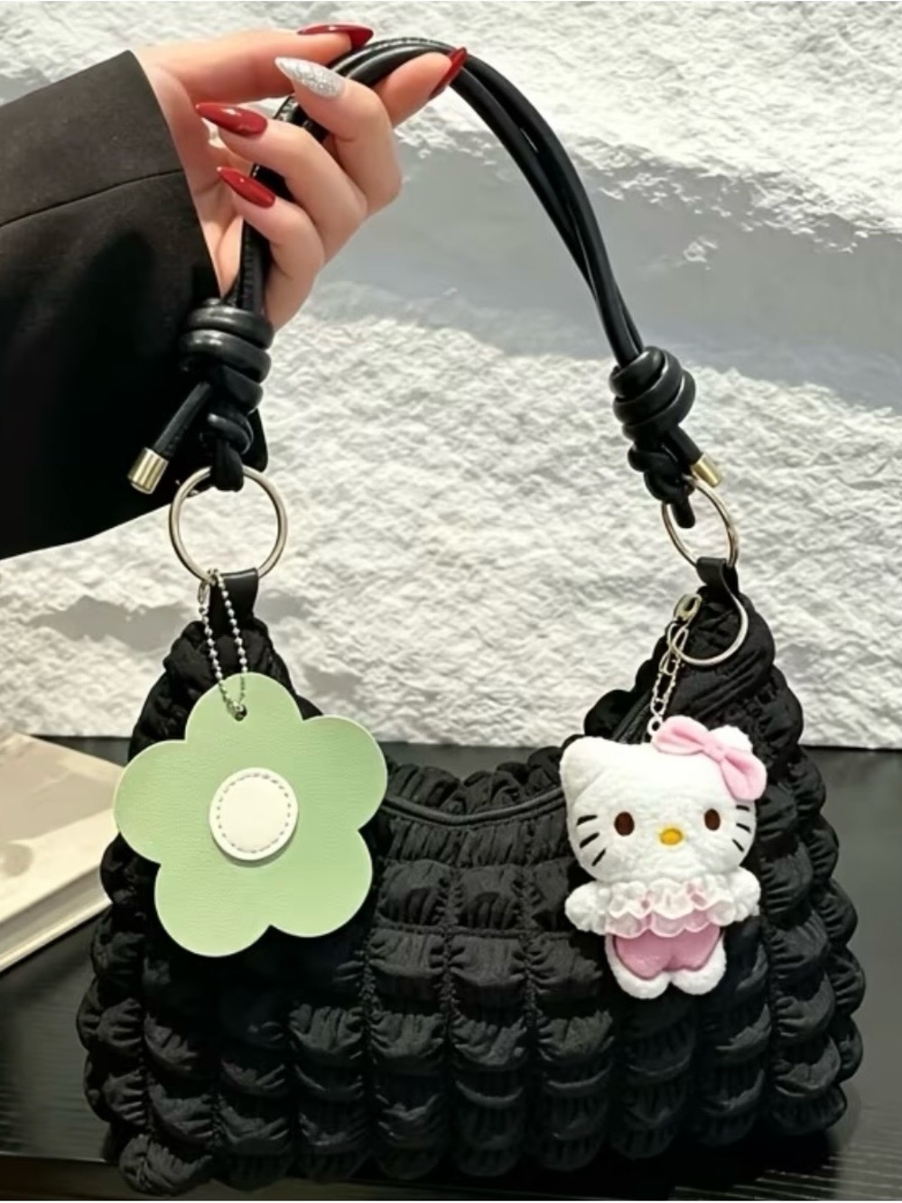 Hello Kitty Black Hello Kitty Bubble Purse